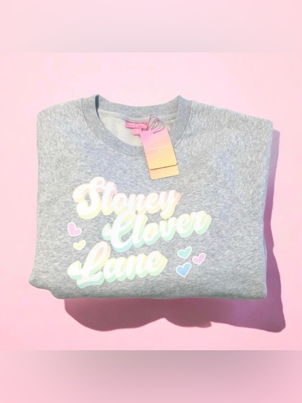 Stoney Clover Lane gray sweatshirt women’s size medium NWT